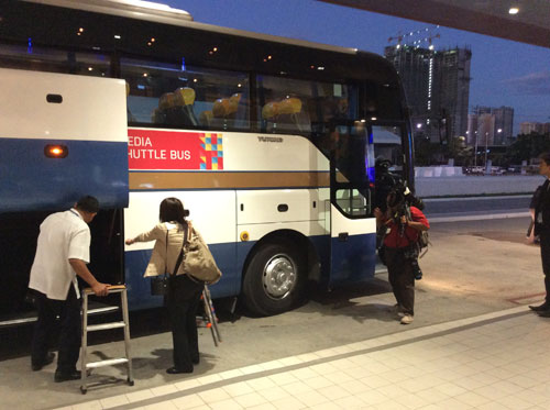 中国制造闪耀国际舞台 27辆宇通客车服务马尼拉APEC峰会